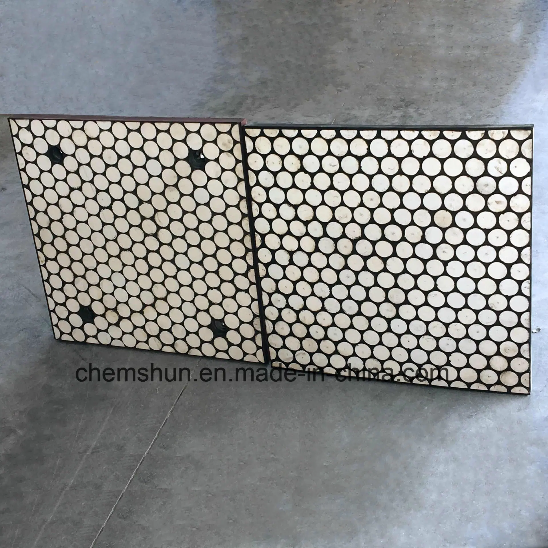 Studded Ceramic Wear Liners as Abrasion Resistant Linings