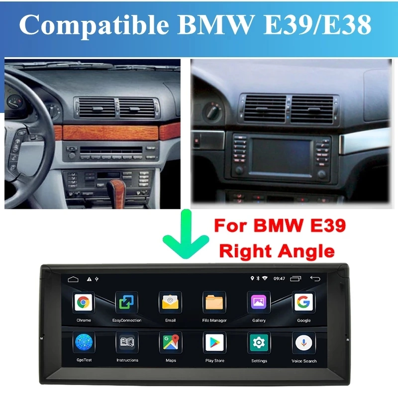 Android 13 Auto DVD Player für BMW 5 E39 E53 X5 1995-2001 2002 2003 2004 2005 2006