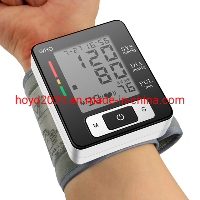 Monitor de pressão arterial CE FDA Monitor digital de pressão arterial Home Esfigmomanômetro monitor digital BP de tela grande monitor de pressão arterial braço