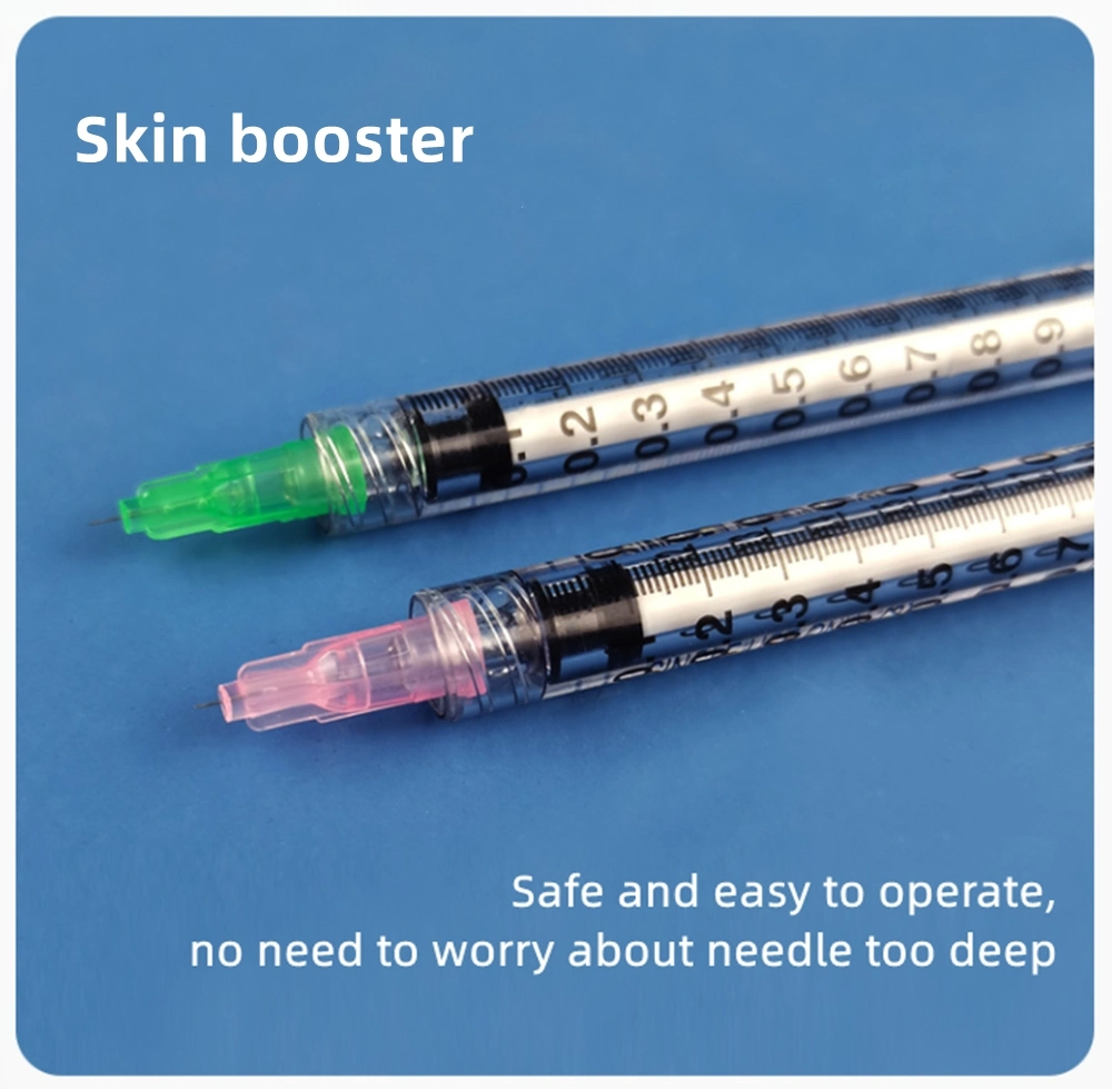 Medical Meso Nano Needle Facial Injection 30g/32g/33G/34G4mm Hyaluronic Dermal Filler Injection