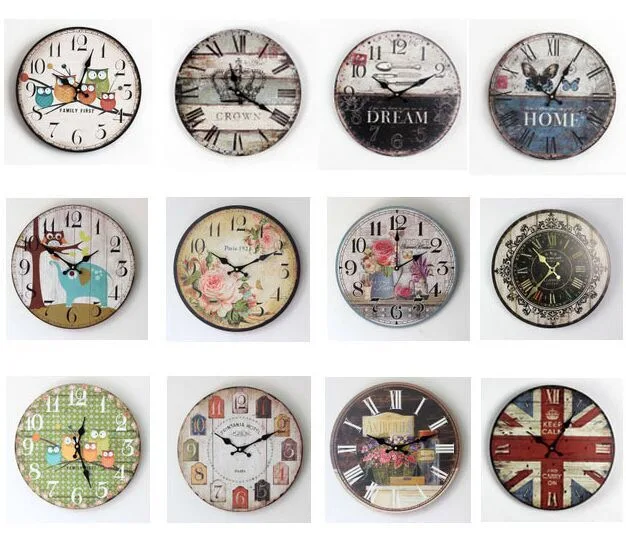 Customed Wall Clock Wooden Wall Clock for Promotion