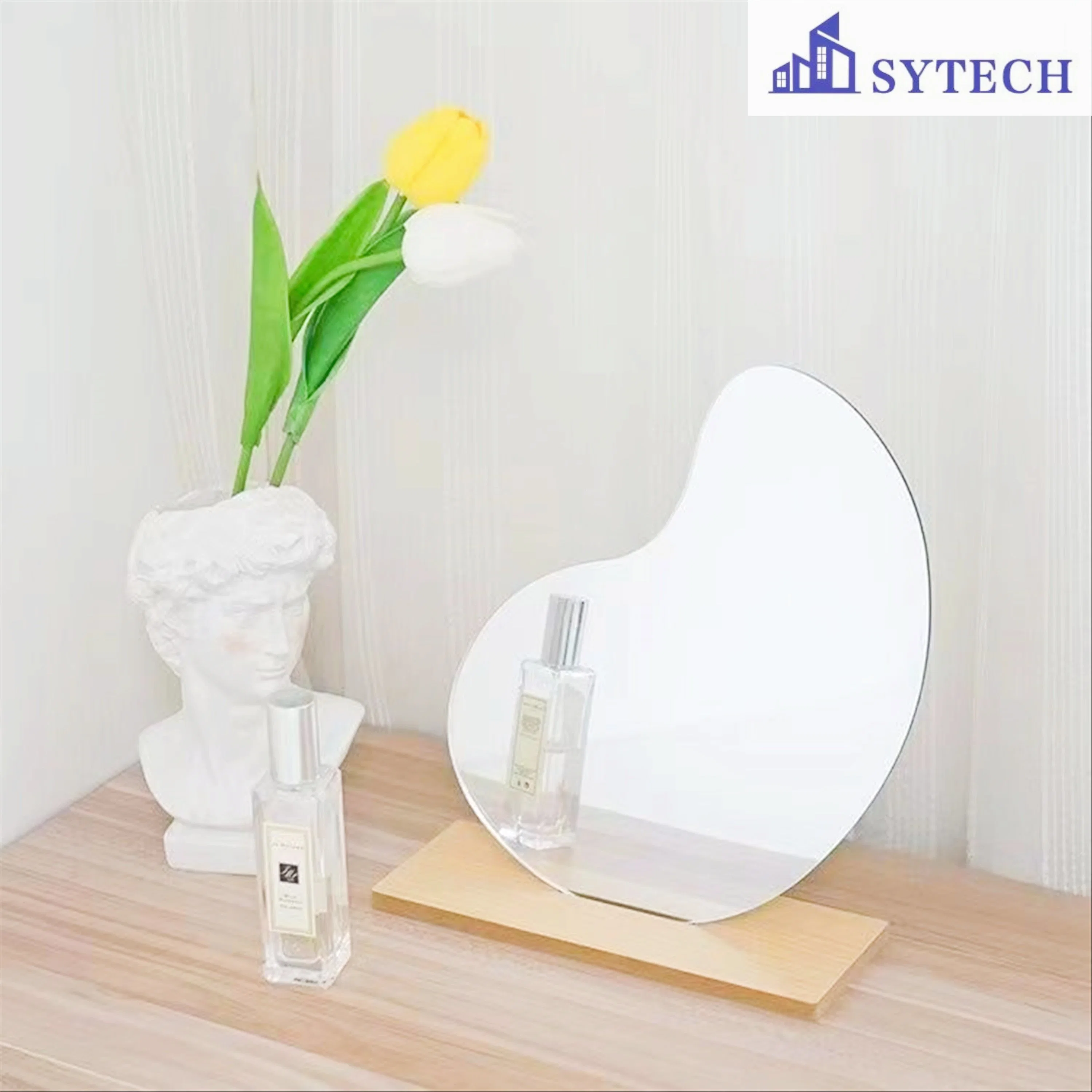 New Fashion Design Frameless Samrt Wholesale/Supplier Home Decoration Oval Round Shape Aluminum Iron Wall LED Mirror/Bathroom Furniture/Float Glass/LED /Tempered Glass