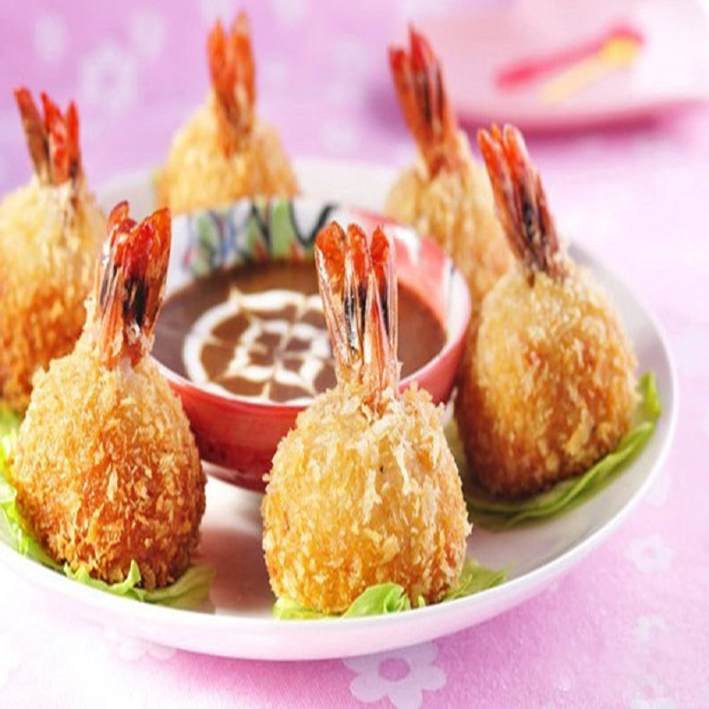 Frozen Breaded Butterfly Shrimp Crab Seafood Fish Food Squid