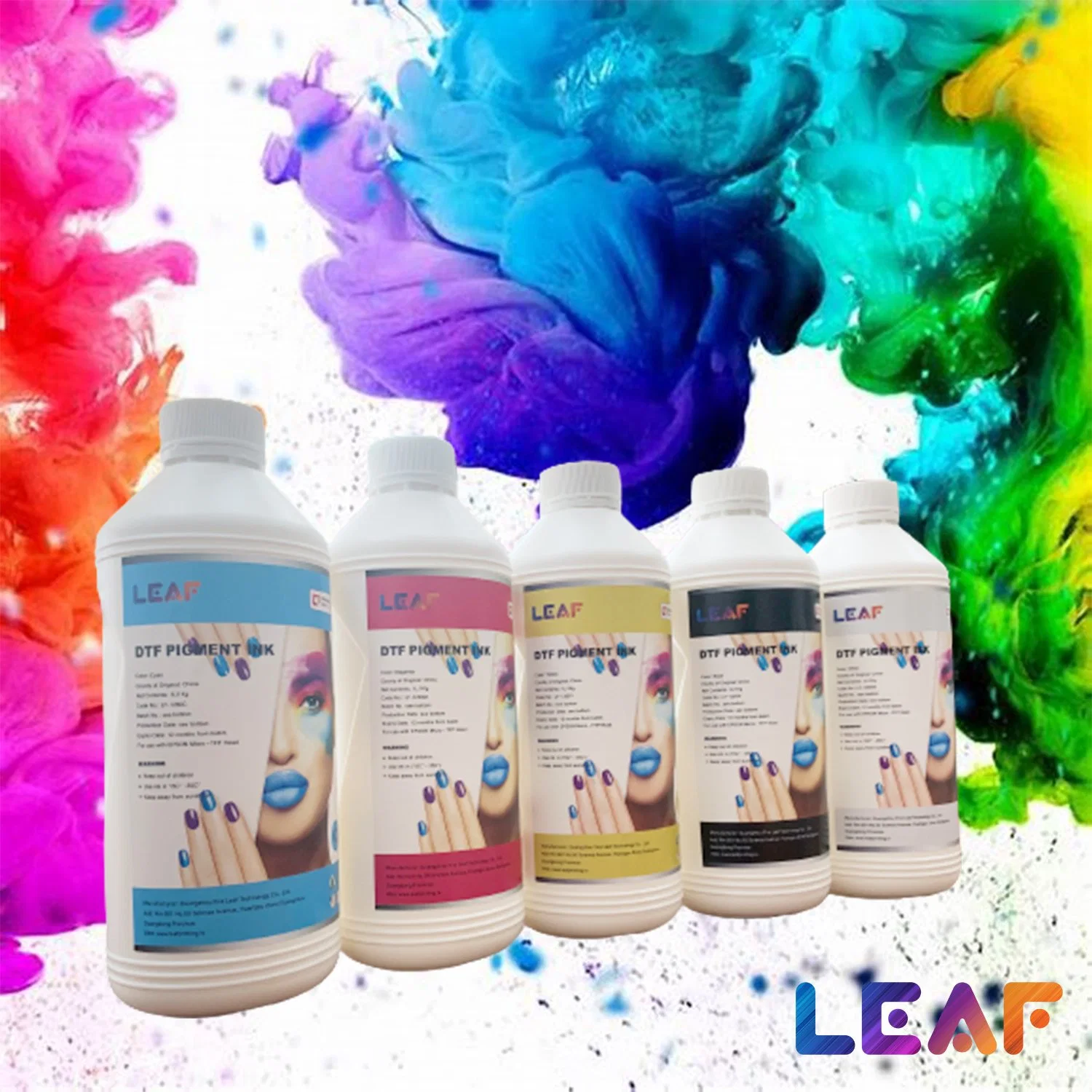 excellent dtf ink water-base ink high compatibility suitable for desk dtf printer or industrial dtf printer fluorescent ink