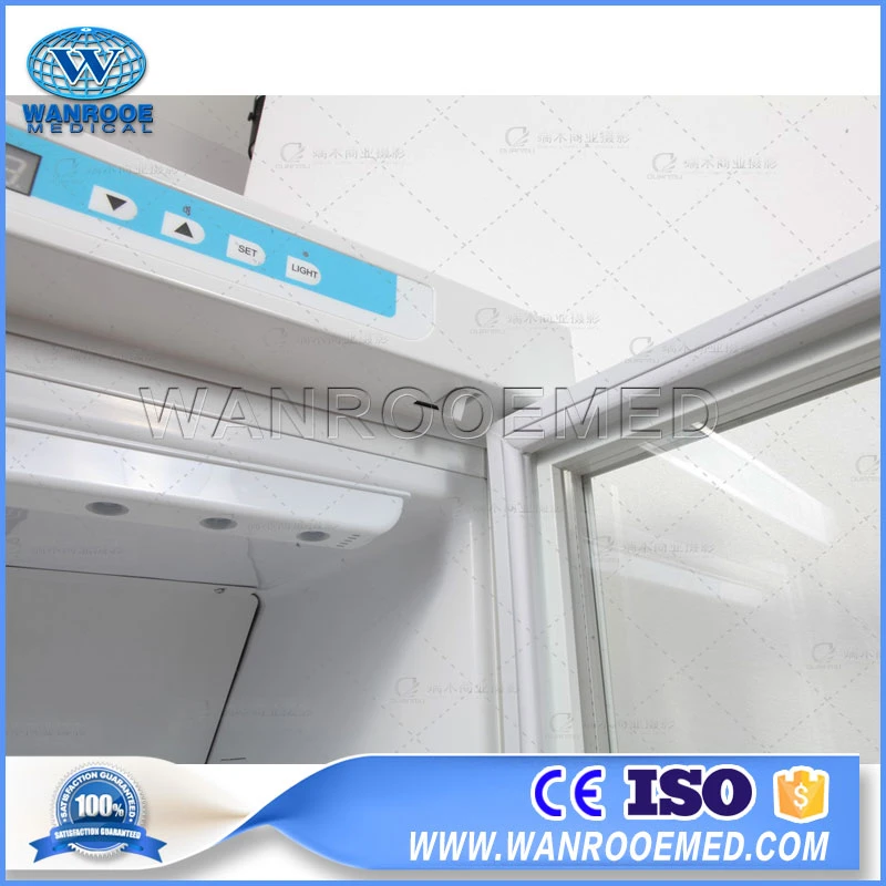 WR-YC-300L 2 C - 8 C Acero inoxidable biológico médico Refrigerador de farmacia Lab Deep