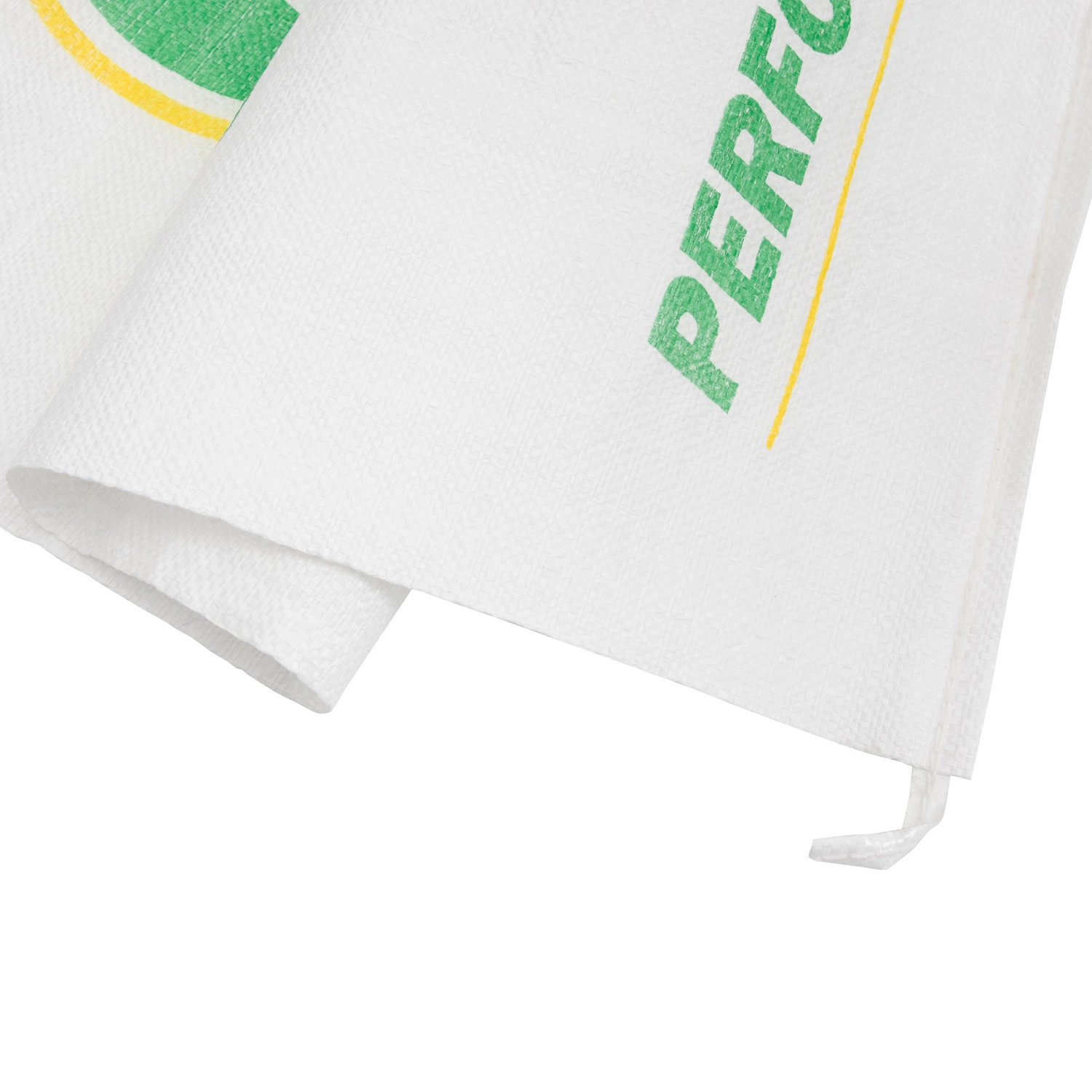 PP Woven Rice Bag 30lbs 50lbs Plastic Sand Cement Packaging Bags Yellow PP Woven Bag Sacks for Chemical Fertilizer