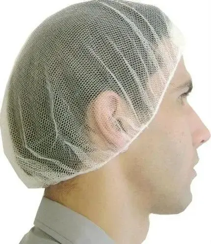 Disposable Invisible Hair Nets Elastic Edge Mesh for Women