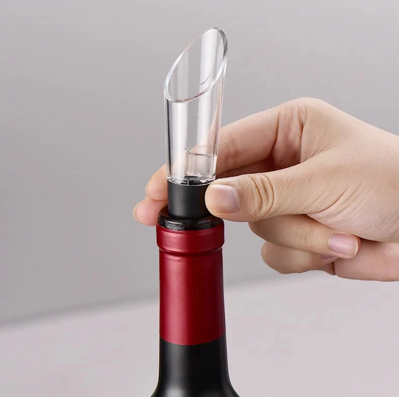 Promotional Gift Manual Bottle Opener Vacuum Stopper Wine Corkscrew Set with Foil Cutter Bar Tools Barware