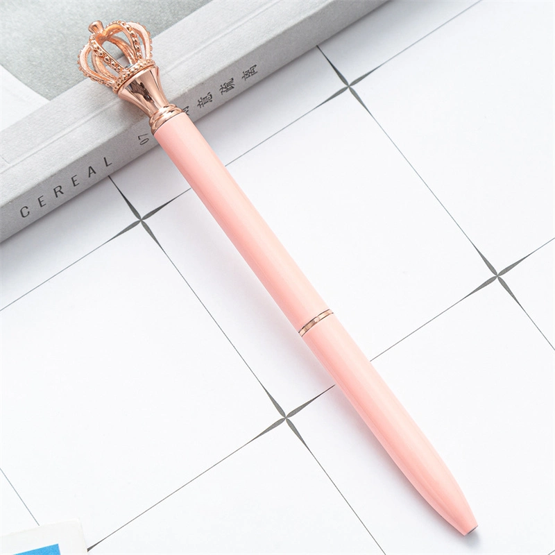 Stationery Cute Cartoon Fantasy Crown Metal Ballpoint Pen