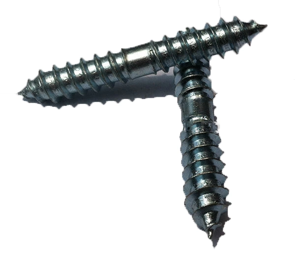 M5 M6 M8 M10 Steel Zinc Plated Double Threaded Wood Dowel Screw