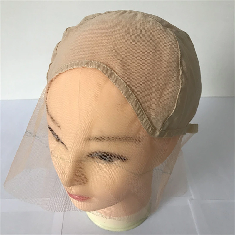 Pour la fabrication de perruques Wig Caps Full Lace Wig tissage Pac Machine de base de maille fait extensible de taille moyenne avec Net de la sangle réglable