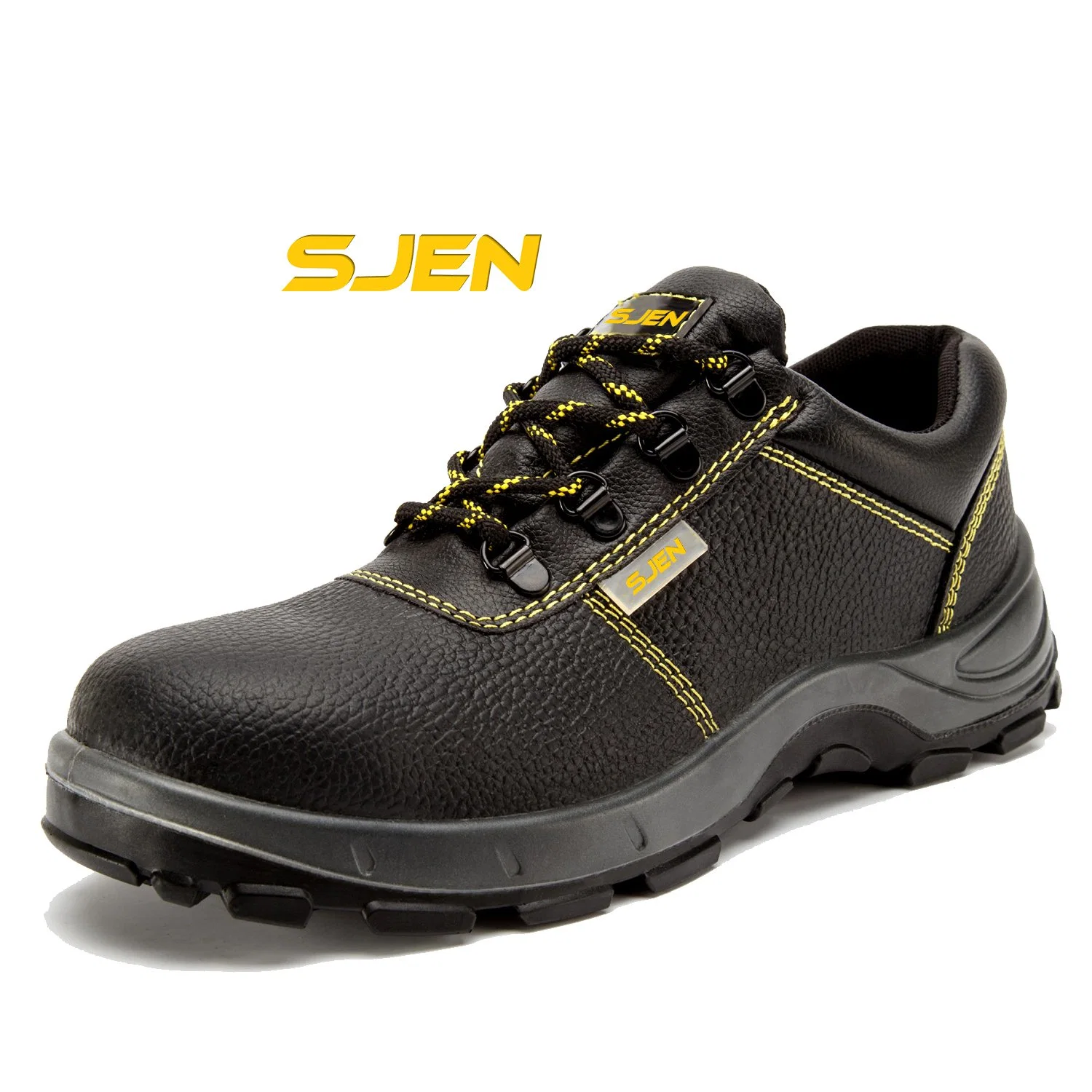 Ssa003 in Stock Outdoor Low Cut Stylish Safety Shoes with Genuine Leather Upper Safety Shoes