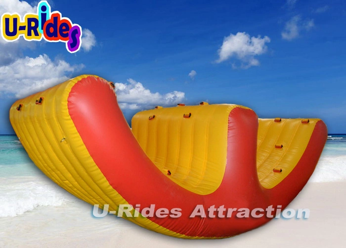 75 capacidad Fabricante de agua Juegos de agua flotante diapositiva de agua Inflatable Aqua Parque con certificación CE