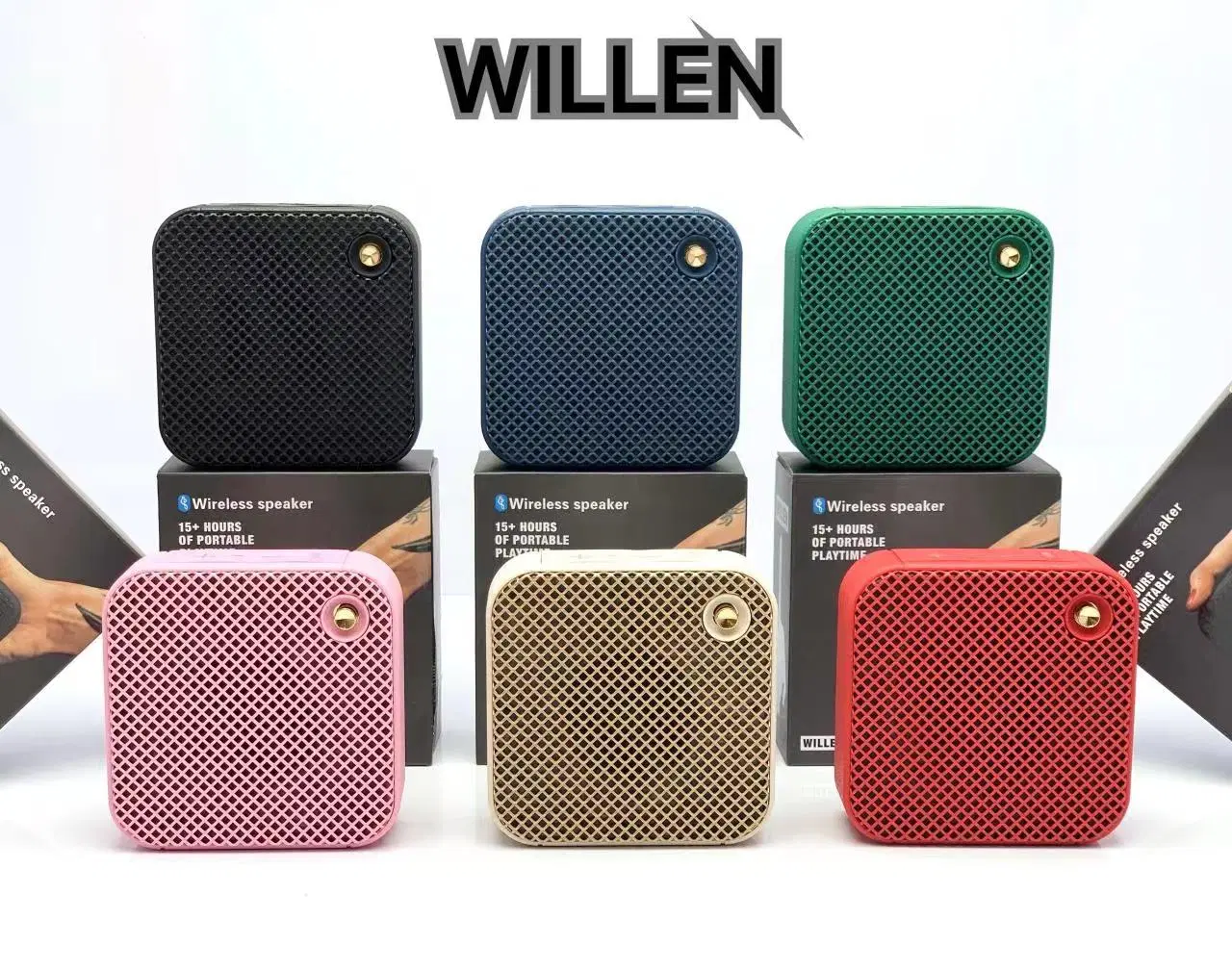 New Arrival Outdoor Small Wireless Bluetooths Speakers Subwoofer Marshall Willen Speaker