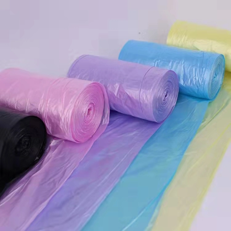 PE/Biodegradable/Compostable Printing Medical Waste Trash Bags/Colorful Drawstring Garbage Bags Household Plastic Bags on Roll