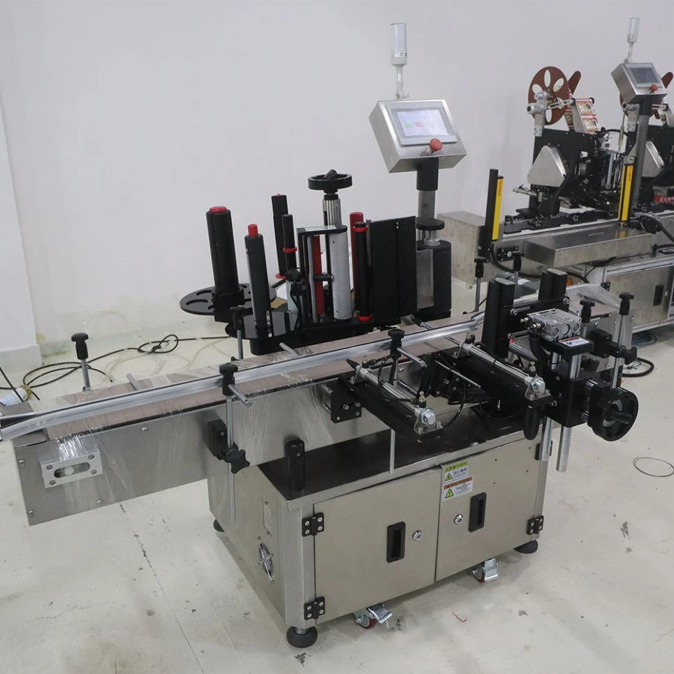 Automatic Label Applicator Machine Labellers with 1mm Accuracy Multi Sides Wrap Around Bottle Labeling Machine