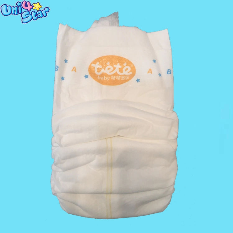 3D Leak Guard Happy Daddy Baby Diaper, S Cut Magic Tape Elastic Waistband Unisex Mama Honey Name Brand Baby Diapers