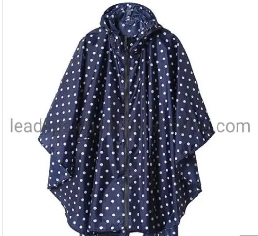 El poliéster impermeable impermeable Poncho de lluvia/adulto