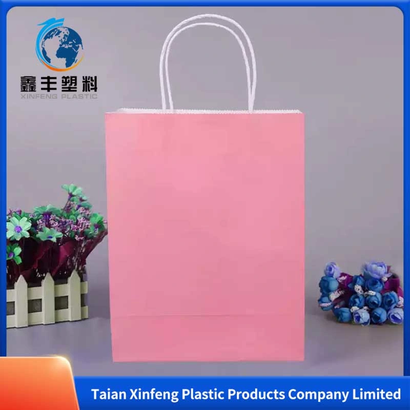 PP/HDPE Plastic Woven Compound Packaging Composite Paper Bag Paper Bag Takeout Bags