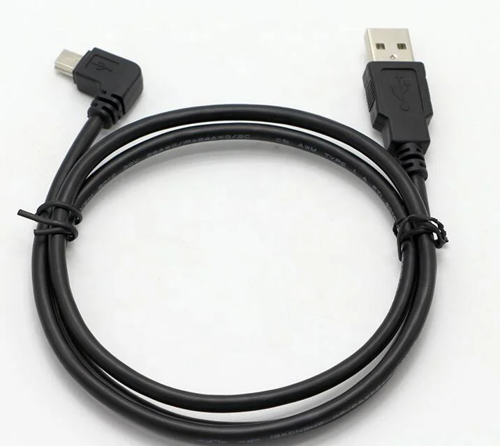 Best Price Right Angled 90 Degree Mini USB Data Charging Cable