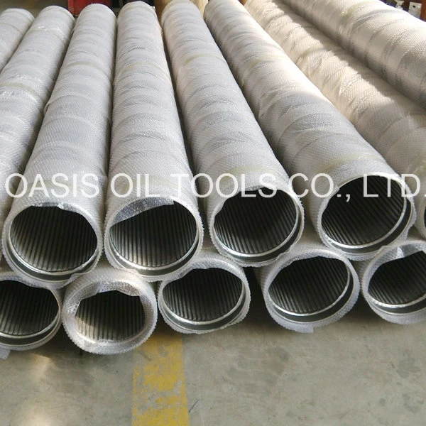 All-Welded Stainless Steel Wedge Wire Screens with Beveled Welding Ring for Well Drilling