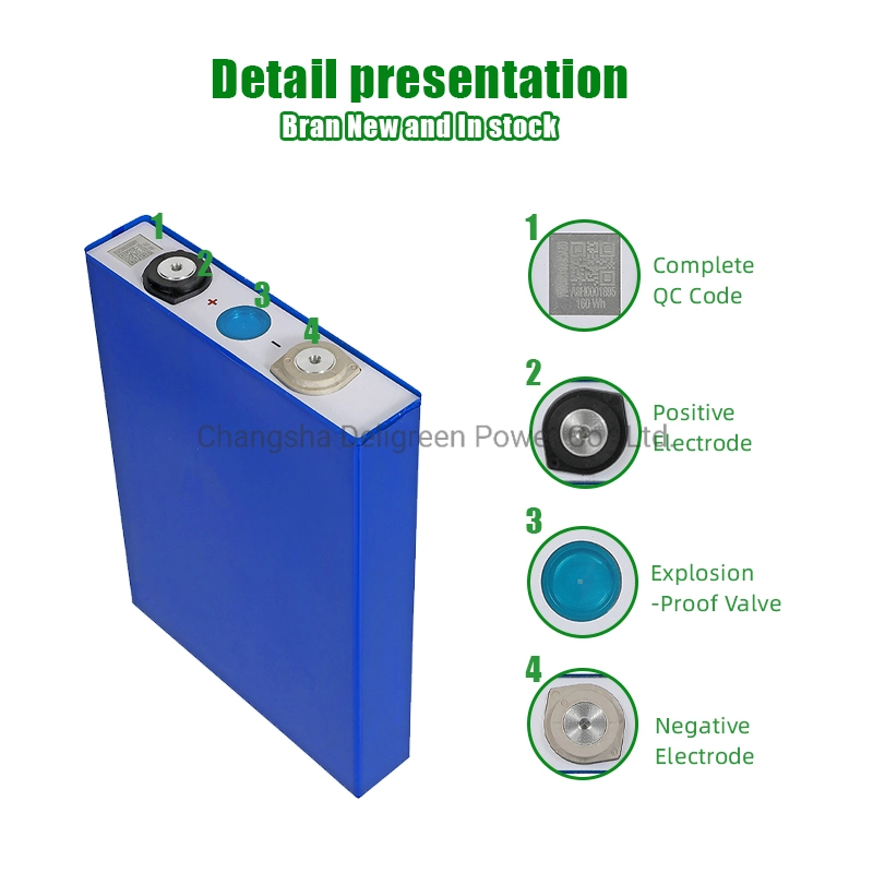 Deep Cycle Prismatic Lithium Pouch Cells 3.2V 50ah LiFePO4 Battery Cell LiFePO4 Grade a for Power Storage