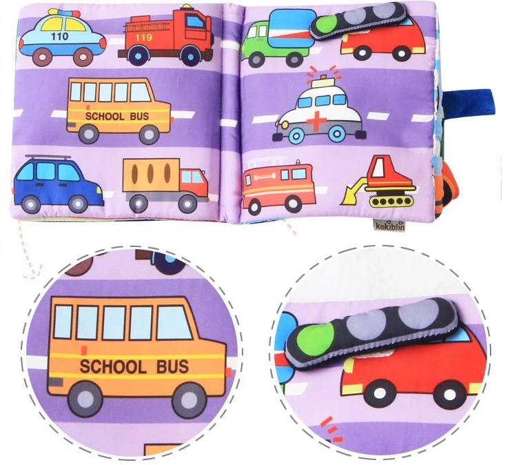 Baby Soft Cloth Book Non-Toxic Educational Book