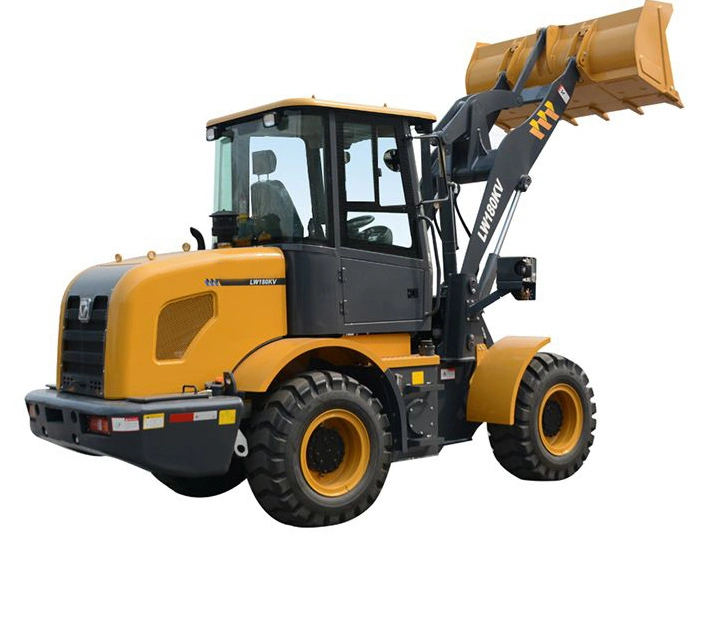 New 1800kg Small Wheel Loader Lw180kv China Front Loader Reach Stacker Price