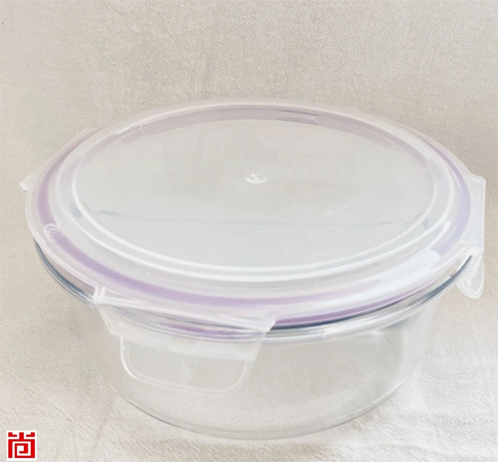 Airtight Glass Bento Boxes with Leak Proof Locking Lids