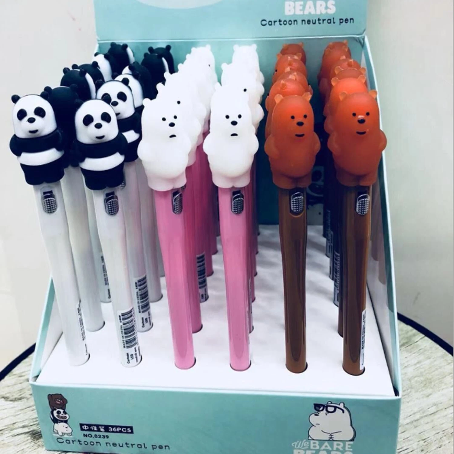 أضف إلى ذلك مؤشر LED Cute Cartoon Pen ballpoint Creative Party