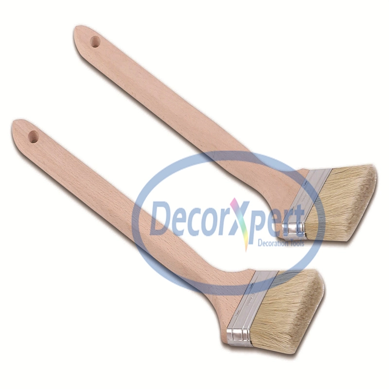 Bristle Long Wooden Handle Angle Radiator Paint Brush Manufacturer