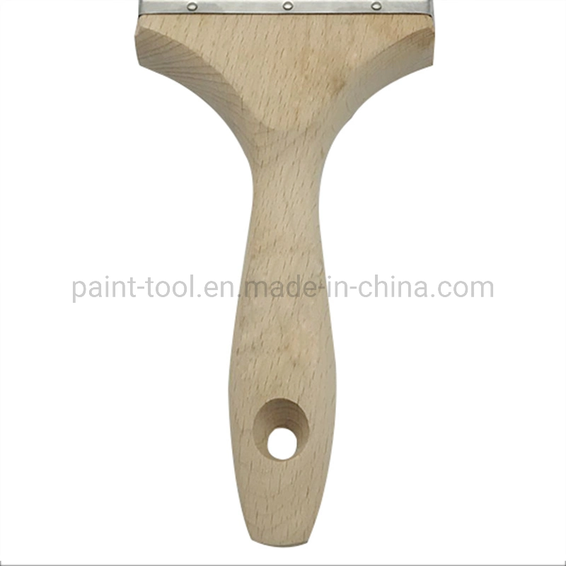 Professional Wall Paintbrush with Soft Synthetic Filaments Made in China