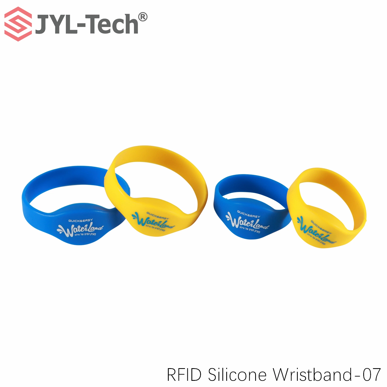 Reusable Dual Hf Lf Silicone Bracelet RFID Smart Rubber Wristband