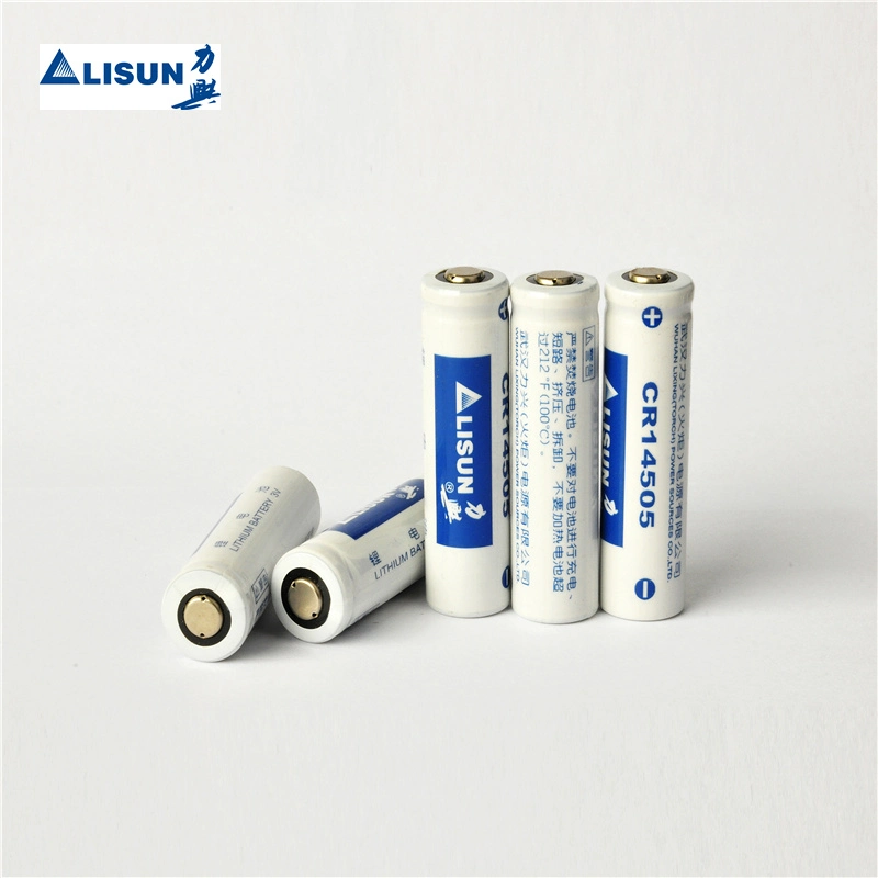 Cylindrical Battery Lisun Brand 3.0V Cr14505 1500mAh Lithium Battery for Home Security Products