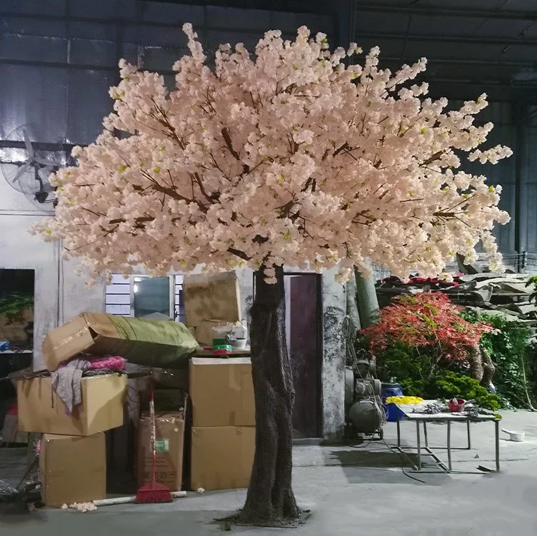 Grand Sakura pour la décoration d'hôtel cerisier Blossom arbre artificiel