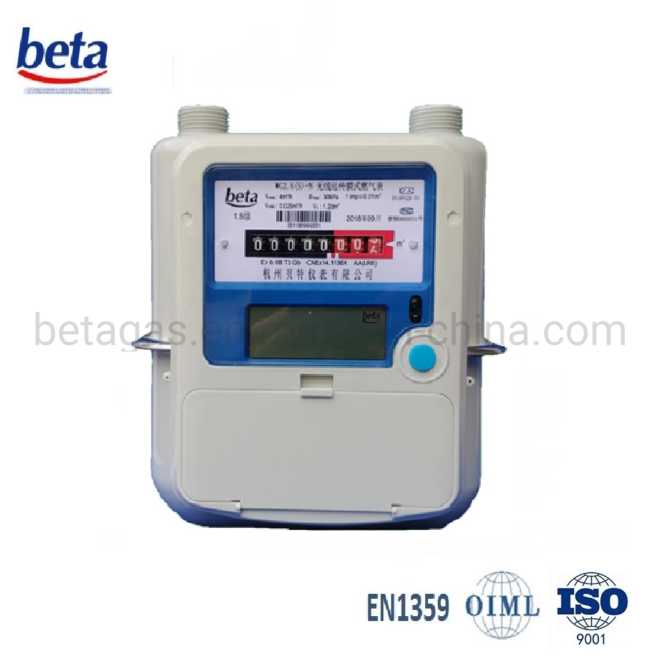 Prepayment Wireless Remote Smart Reading Gas Meter