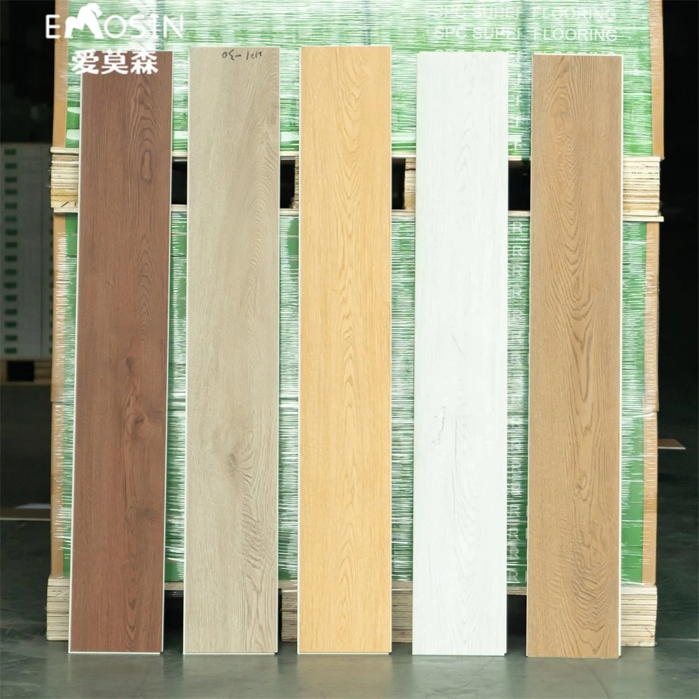 Revêtement de sol flottant en parquet composite étanche pour la décoration intérieure de la maison en PVC/WPC/Spc/Lvt/Laminate/Composite. Fabricant d'usine en Chine de planches en fibre de bois/plastique/vinyle.