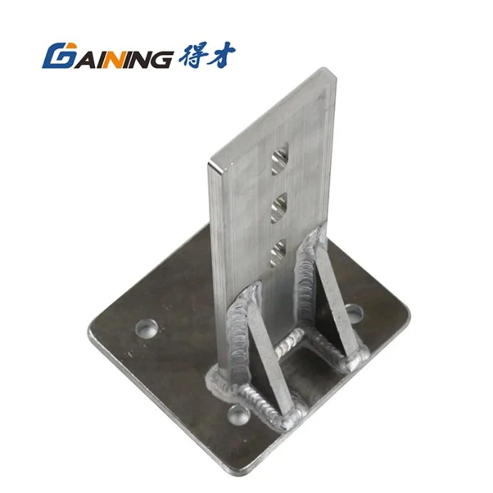 Aluminum Alloy Reinforced Foot Custom Various Sheet Metal Welding Machining Parts