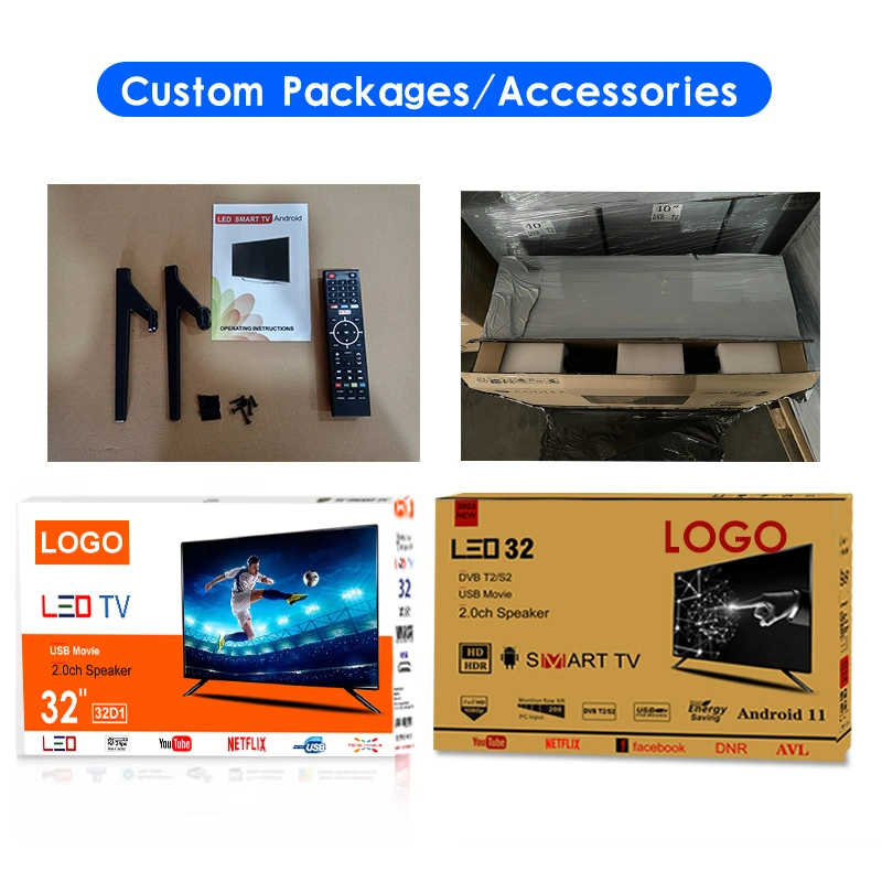 2022 Guangzhou Hot Sale 65 Inch LCD LED TV Spare Parts 55 Inch Television 4K 32 Inch Smart TV