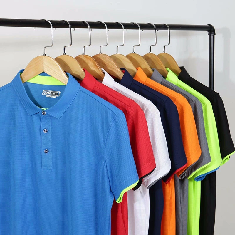 Mens Printing Customized Polo T Shirt Factory Polyester Dri Fit Polo Shirt Golf Shirt Polyester Polo Shirts for Men