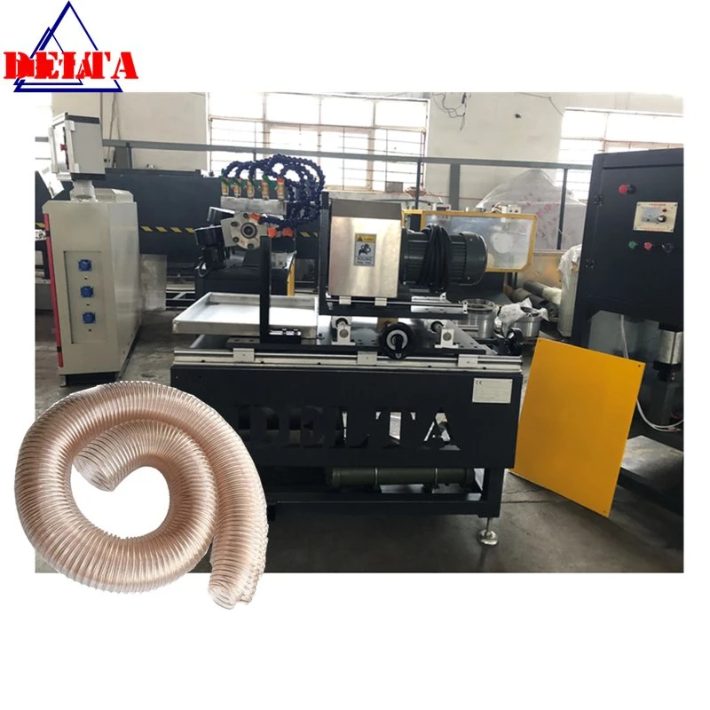 PU Copper Wire Spiraled Air Ducting Production Line Polyuethane Ventilation Duct Machine