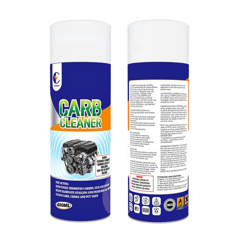 Producto de Cuidado de Coche 450ml Limpiador de carburador para automoción Mantenimiento