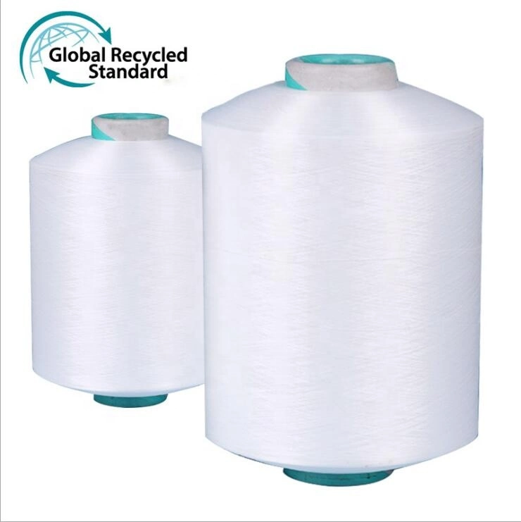 Recycled Dope Dyed Raw White Nylon Filament Yarn SIM Nim DTY for Weaving and Knitting