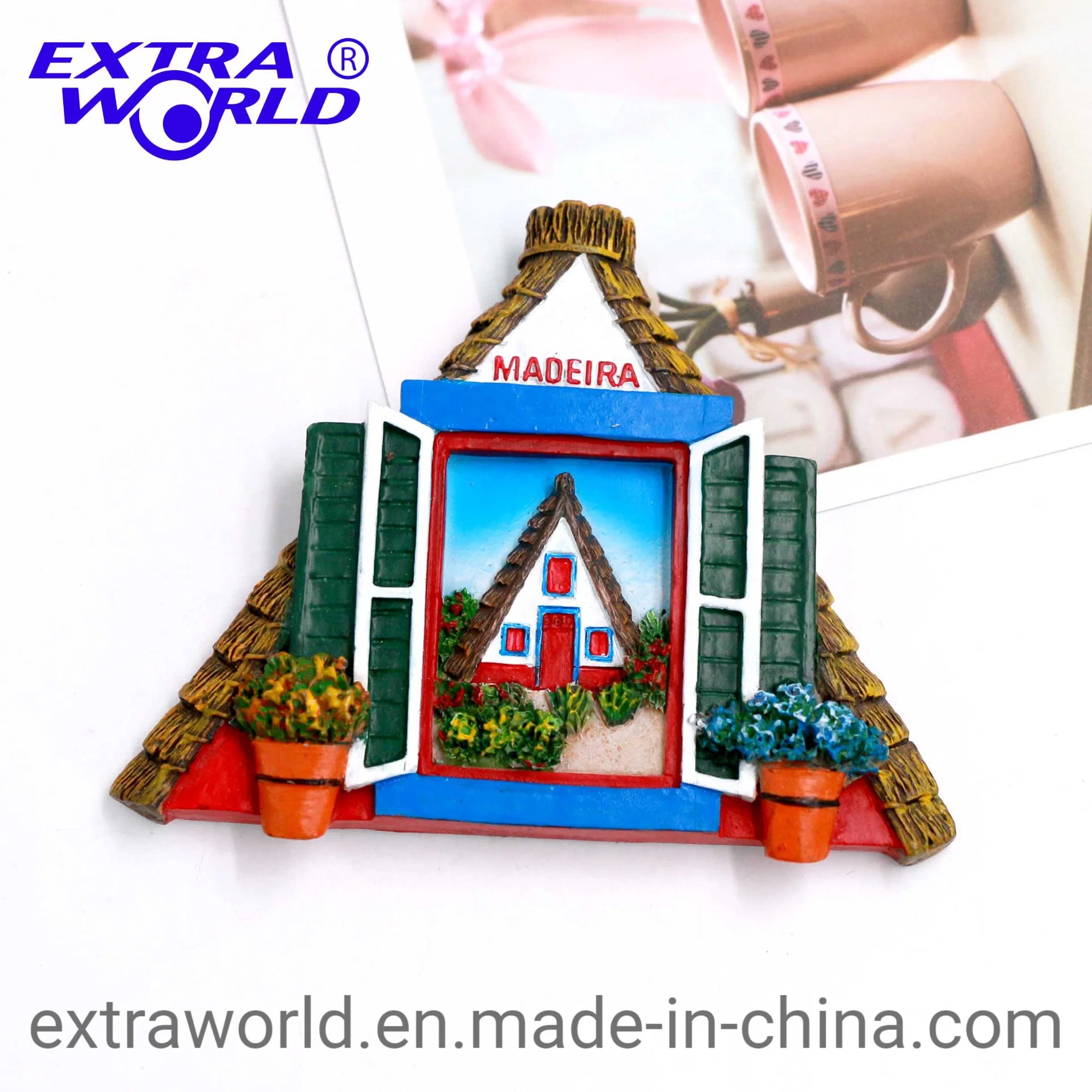 Madeira Tourist Gift Handpainting Resin Decor Fridge Magnet Souvenir Collection