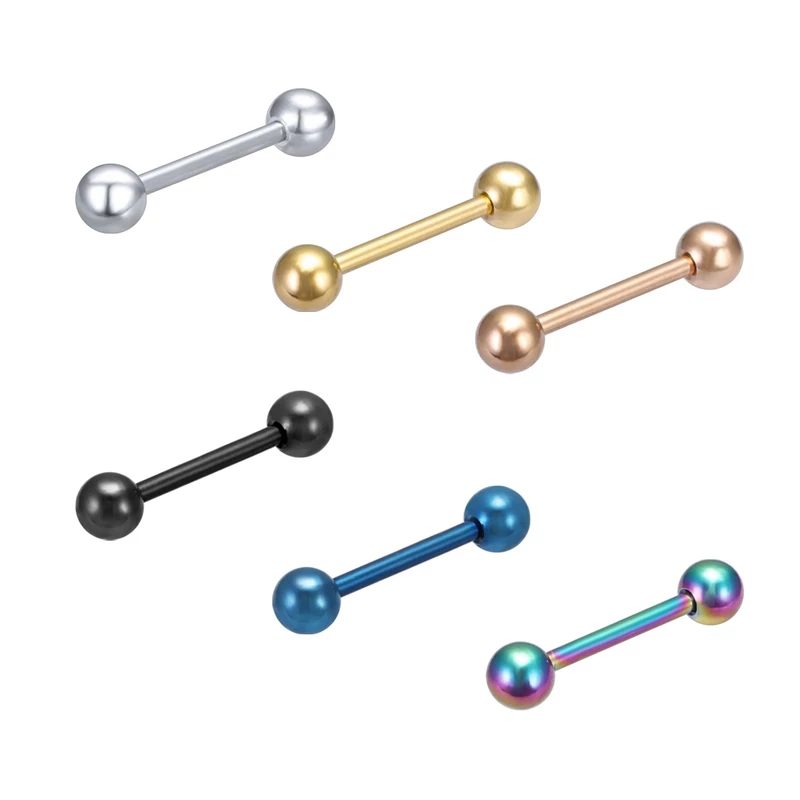 Tongue Piercing Barbells Colorful Tongue Rings