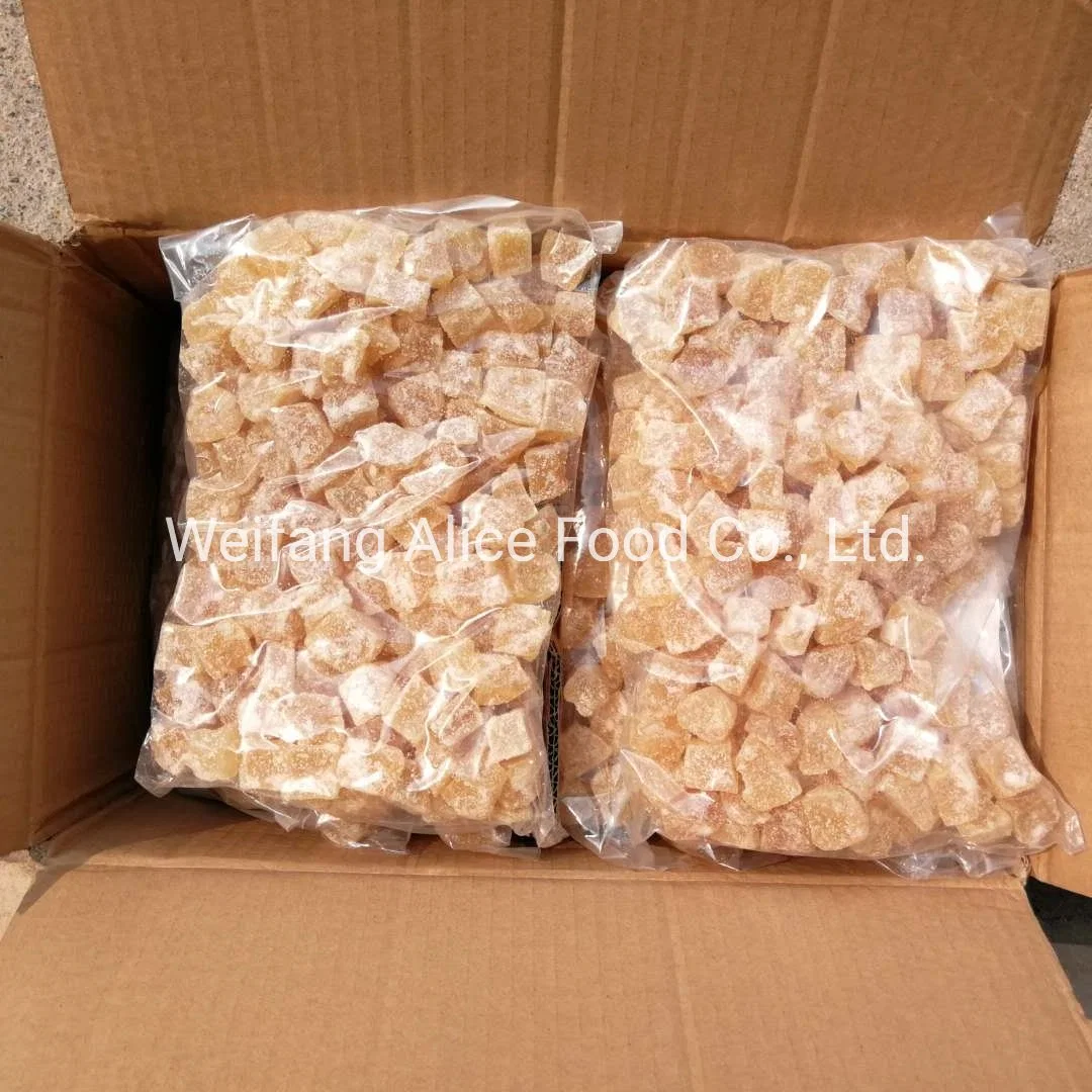 Organic New Crop Dried Fruits Price Candied Ginger Dried Ginger Cube