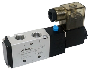 5/2 Way 4V210-08 DC24V/12V Single Type G1/4&prime; &prime; Thread Solenoid Directional Pnematic Valve