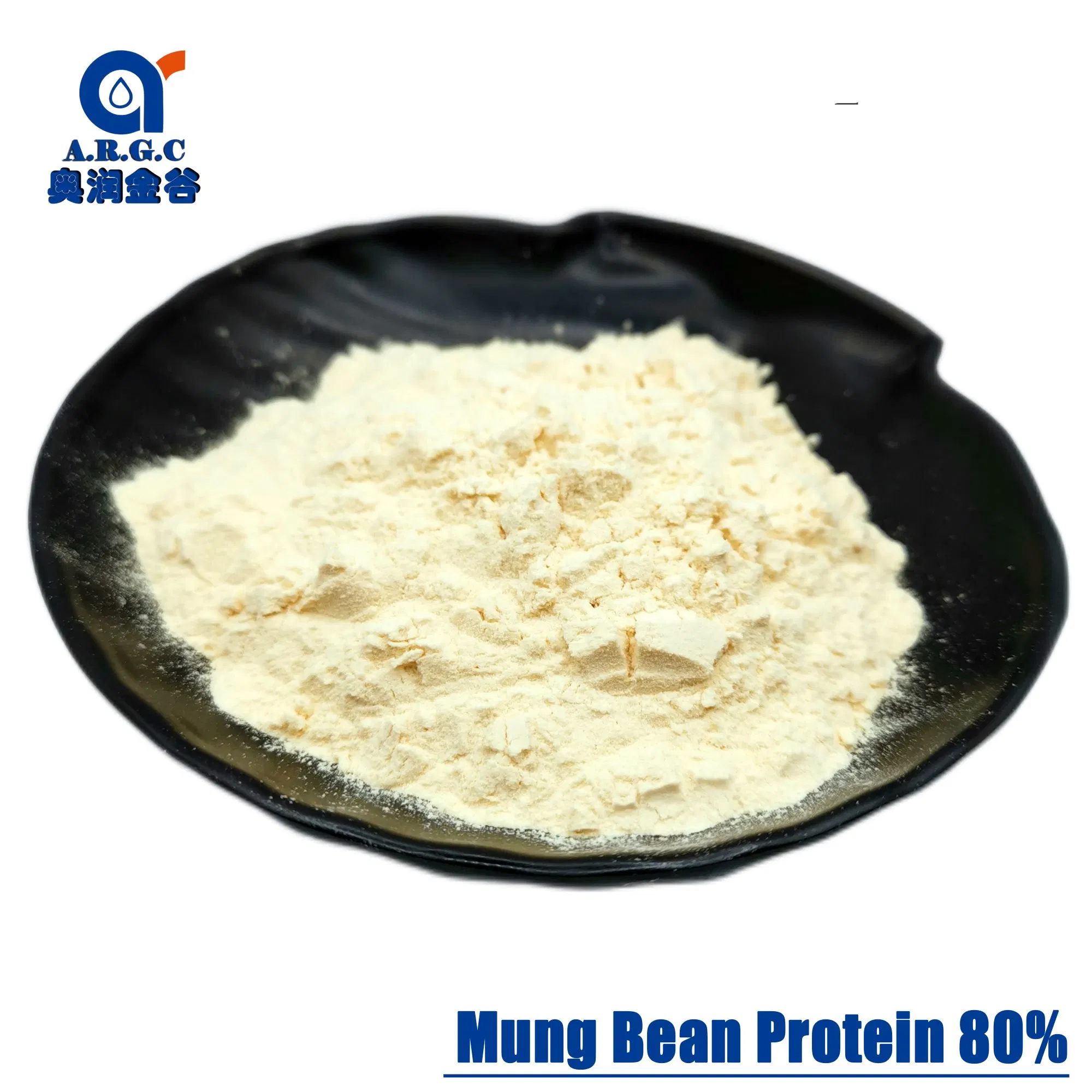 Massa orgânica não OGM 80% Mung Bean Protein Top Quality Aditivos alimentares aditivos alimentares proteína de feijão Mung orgânica isolada para Bolos