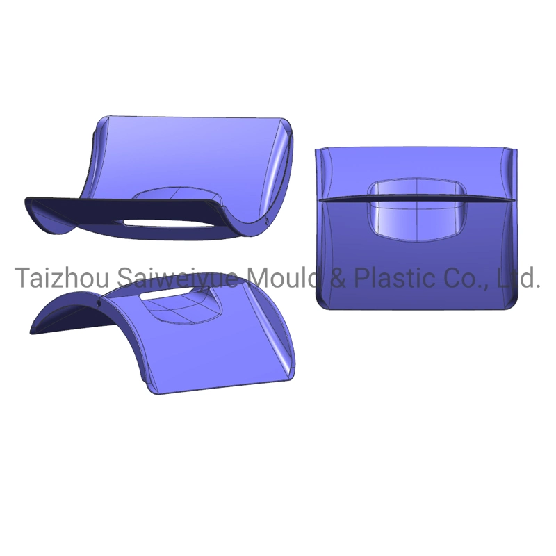 Plastic Garbage Can Mold Waste Bin PP Flap Double Cover Injection Mould