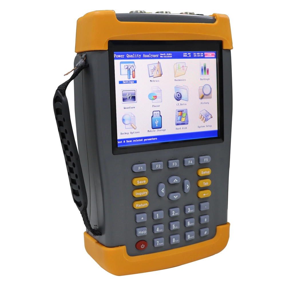 Portable Handheld 3 Phase Power Quality Analyzer